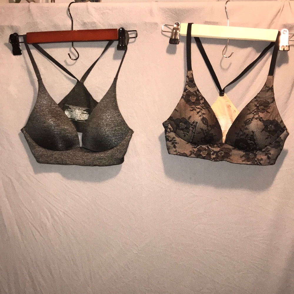 Body By Victoria Lightly Lined Plunge Racer 32B